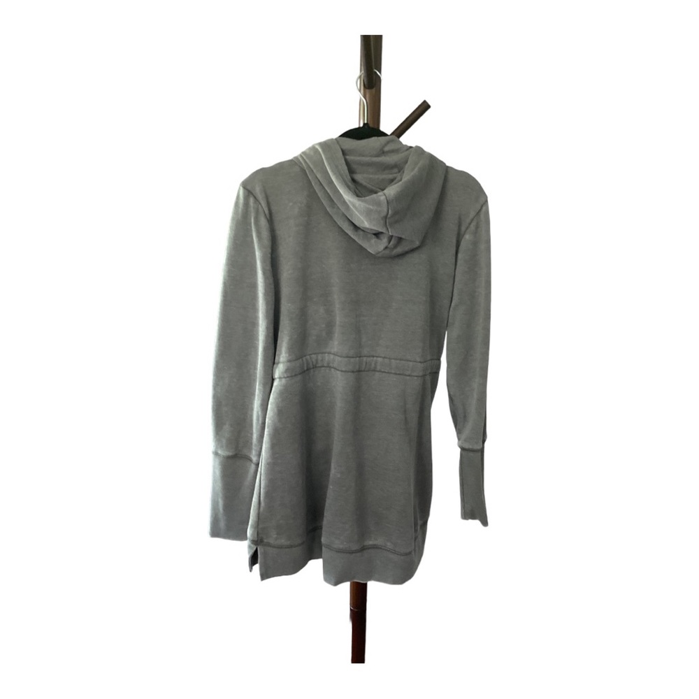 Essentials Women’s distressed gray acid washed sweatshirt hoodie. XL. NWOT - Picture 5 of 5